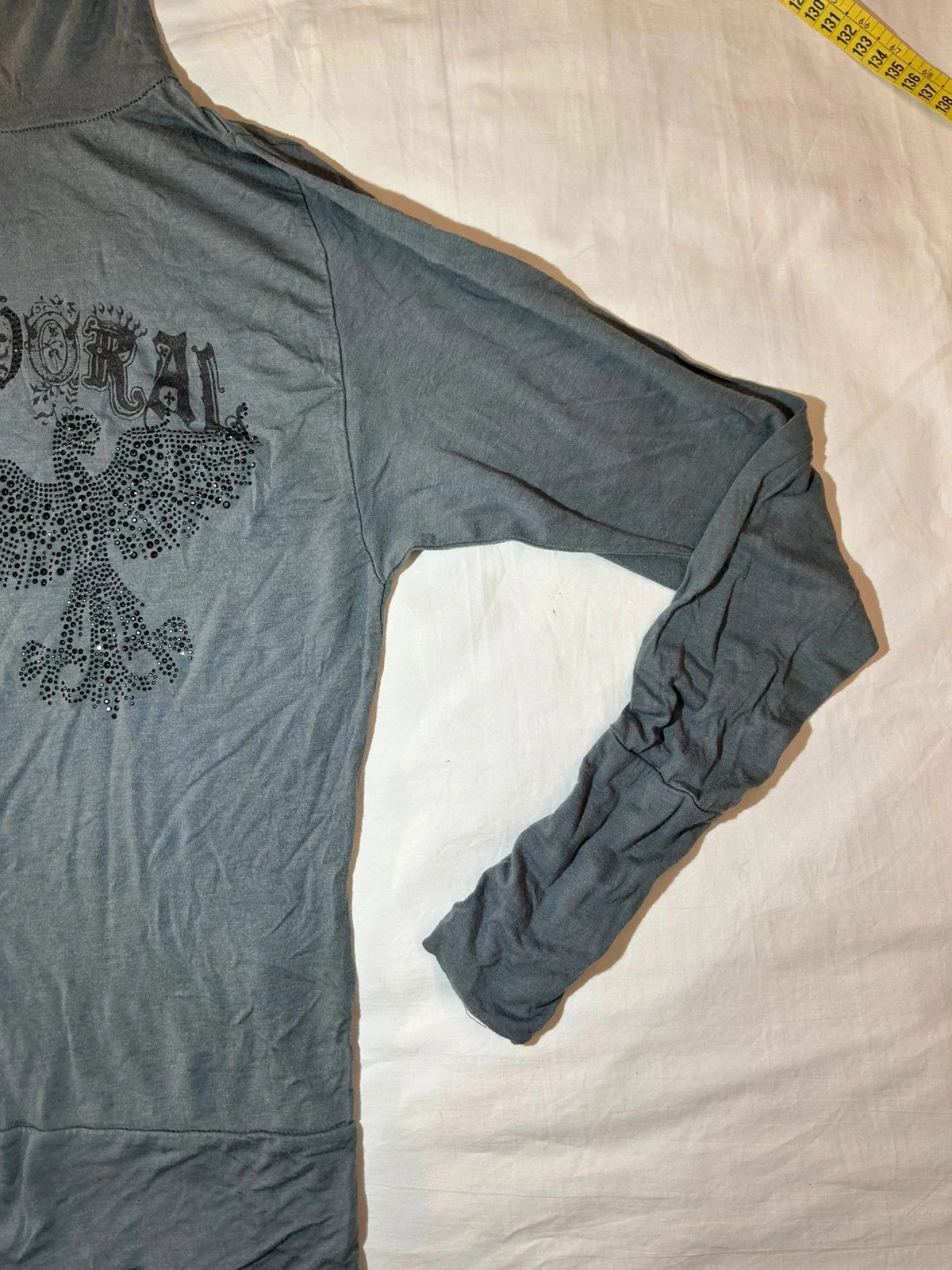 Sudadera gris Kaporal con cuello vuelto de lana – photo 4
